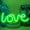 Green, variant on Huiyi Love Neon Light Neon Love Signs Pink Neon Light Signs LED Love Signs,Love Shaped Neon Lights USB/Battery Operated Night Lights for Bedroom (Green)