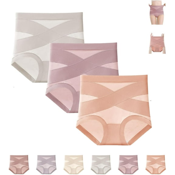 Mayaloom Leakproof Panties with Tummy Control, High Waisted Underwear for Women, Ultimate Comfort Leakproof and Shaping Panties for Women