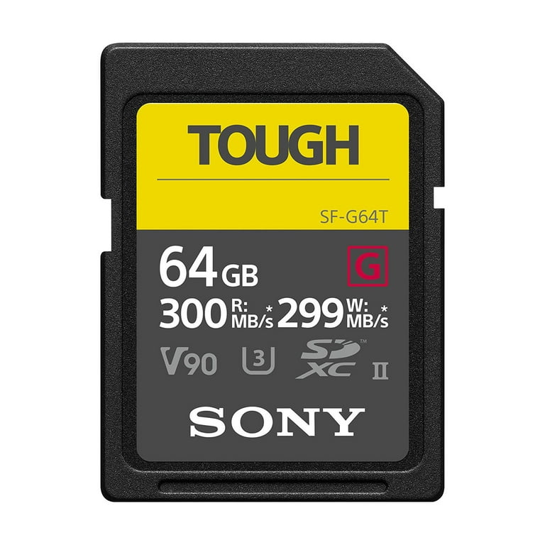 Sony Tough High Performance 64GB SDXC UHS-II Class 10 U3