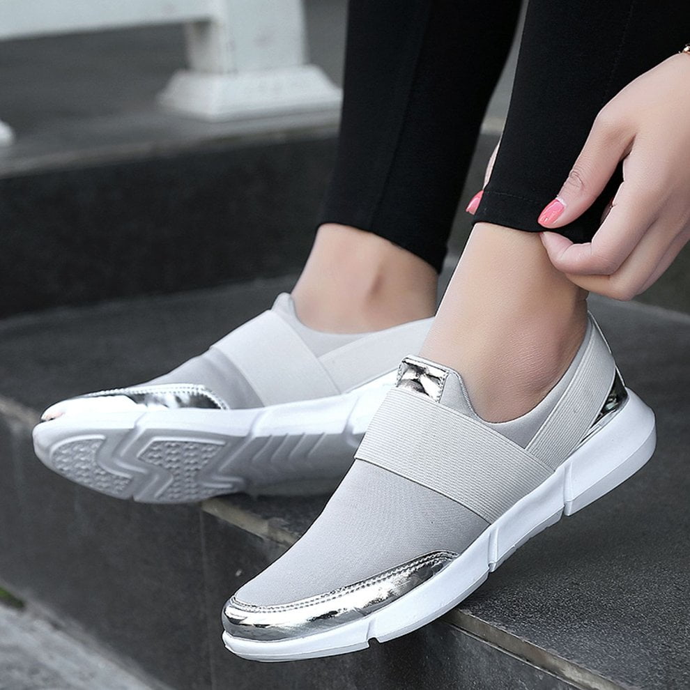 Women Lightweight Loafers Mesh Cloth Teenage Girls Flats Daily Wear Shoes Walmart