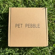 Christmas Gift Pebble Pet Rock Nest with Decorative Grass, Novelty Gift for Yourself, Kids, Friends and Family