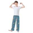 thumbnail image 2 of FORMRS Boys Pajama Pants with Pockets Size 11-12Y Kids Lounge Sleep Bottoms, Capybaras Swimming, 2 of 8