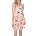 thumbnail image 3 of Women's Flower Print Fit and Flare Dress, 3 of 4