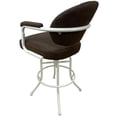 thumbnail image 2 of Swivel Tilt Counter Metal Bar Stool 26" - M-70 - Northwest Whiskey - White, 2 of 2