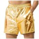 thumbnail image 4 of WILLBEST Pantalones Cortos Deportivos para Hombre, Sexys, Metálicos, Brillantes, con Cordón y Bolsillos., 4 of 5