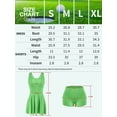 thumbnail image 7 of Charmo Womens Scallped Trim Tennise Dress Workout Athletic Golf Dresses with Shorts and Pockets, 7 of 7
