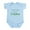 Sky Blue, variant on CafePress - I Have The World's Best Grandma Infant Bodysuit - Baby Light Bodysuit, Size Newborn - 24 Months