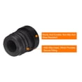 thumbnail image 4 of Unique Bargains 16Pcs Ronde Tube Noir Inserts avec Filetage M6, pour 19mm / 0,75 'od Tube Rond, 4 of 6