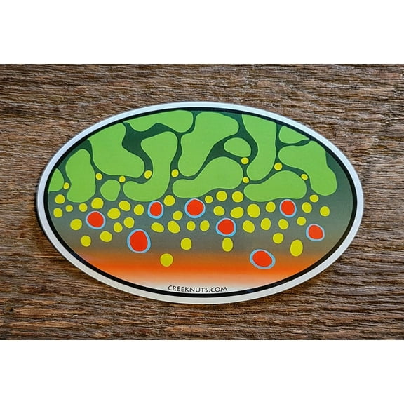 Brook Trout Skin Sticker Decal