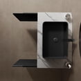 thumbnail image 3 of MIDOQIN MIDOQIN 30" Bathroom Vanity with Sink, Freestanding Bathroom Storage Cabinet with 2 Doors & Ceramic Basin Bathroom Vanity Cabinet, 3 of 8