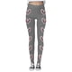 thumbnail image 3 of MKLEKYY Leggings deportivos para mujer, leggings estampados, leggings deportivos para fitness, pantalones de yoga, 3 of 4