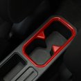 thumbnail image 3 of Pegatinas decorativas para portavasos de cambio de marchas, accesorios de moldura para Jimny 2019 2020 2021 2022, ABS rojo, 3 of 5
