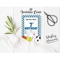 thumbnail image 3 of Darling Souvenir White Birthday Invitation Card Printable Elegant Fill or Write In Blank Party Invites 28 Pcs 5 x 7 Inches, 3 of 5