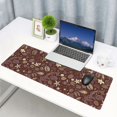thumbnail image 4 of Rocae Coffee and Flowers for Gaming Mouse Pad, Mouse Pad Large, Office Computer Keyboard Mousepad, Keyboard and Mouse Pad with Stitched Edges,31.5 x 11.8 in, 4 of 5