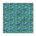 thumbnail image 1 of Oriental Bandana, Grunge Art Moroccan Grid, Unisex Head and Neck Tie, by Ambesonne, 1 of 2