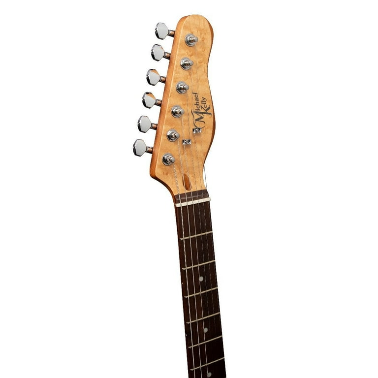 Michael Kelly 1955 Electric Guitar (Amber Trans) - Walmart.com