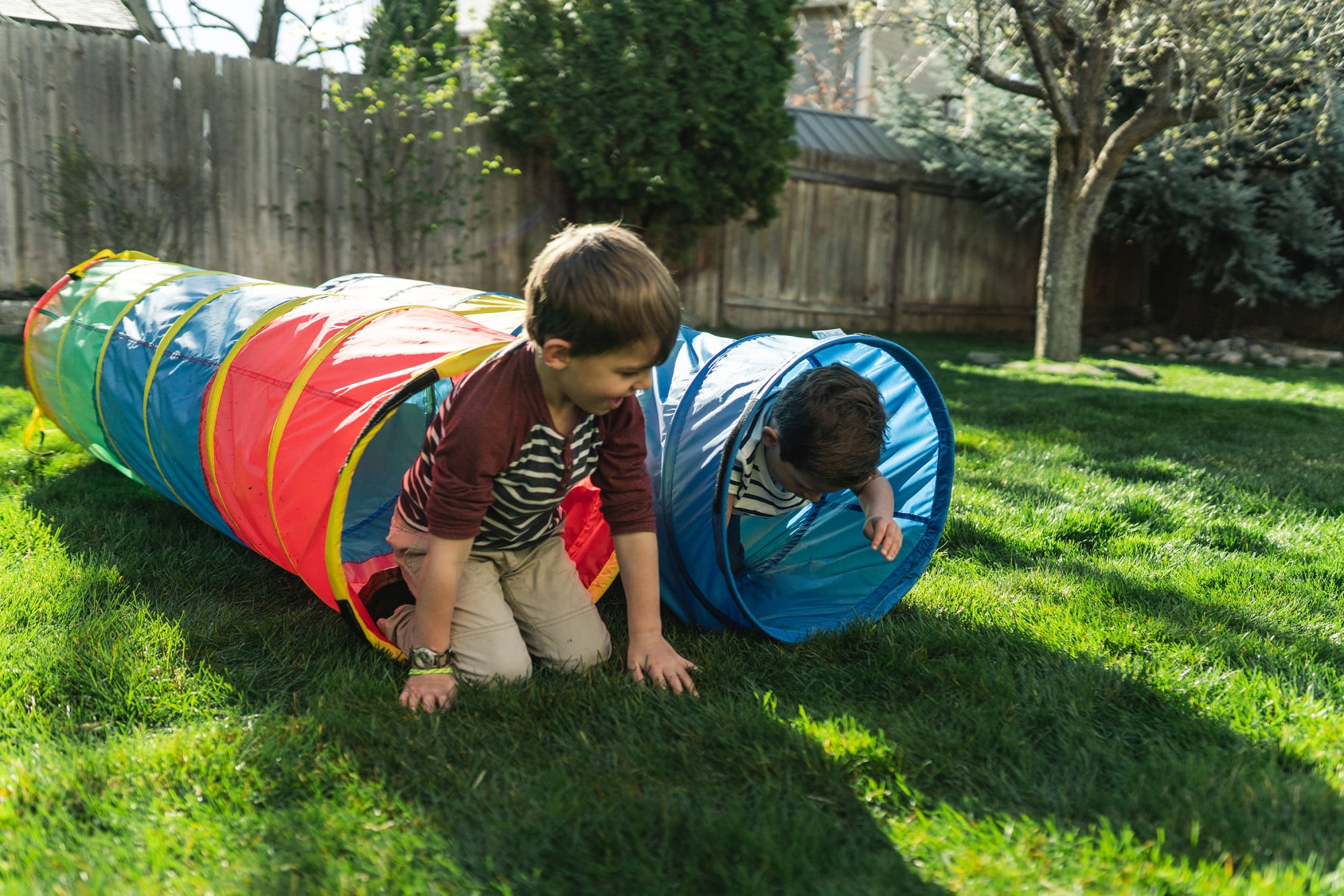 Pacific Play Tents Find Me 6" Tunnel, Yellow, Child