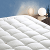 Cottonhouse Full Mattress Pad Pillow Topper Cooling Soft Cotton Top Bed Cover with Deep Pocket Fits Up to 21" Quilted Fitted Mattress Topper