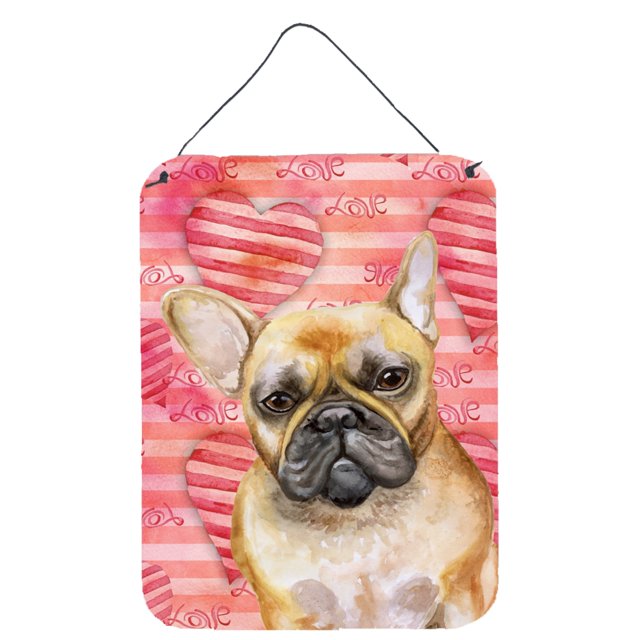 "Treasures French Bulldog Love Metal Print, 16"" x 12"", Multicolor" Caroline's Treasures BB9775DS1216
