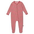 thumbnail image 6 of Modern Moments by Gerber Baby Neutral Viscose Valentine's Day Two-Way Zip Sleep 'N Play Footed Pajamas, Sizes Newborn - 6/9 Months, 6 of 12