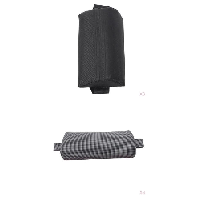 6X Sillas Reclinables Plegables Cojín Almohada para Tumbona de Playa Al