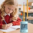 thumbnail image 2 of CQCYD 2Pcs Electric Pencil Sharpener, USB Automatic Pencil Sharpener, Dual Power Roller Cutter, Desktop Stationery Tool for Classroom Office and Art Drawing, 2 of 9
