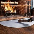 thumbnail image 5 of Sarapandan Fire Retardant Mat, Floor Protector Mat, Fireplace Mat, Fireplace Mat, Fire Mat, Floor Protector for Stove, Fireplace (Black, Size: 122 x 76 cm) Sarapandan, 5 of 5