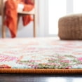 thumbnail image 4 of SAFAVIEH Madison Bayon Geometric Distressed Area Rug, Orange/Ivory, 8' x 10', 4 of 8