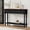 Black, variant on Onespruce French Country Console Table, 42" Blue Entryway Table with 3 Carved Drawers & Beaded Legs, Storage Accent Table for Hallway Living Room