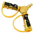 thumbnail image 5 of CarpNettore 1/4" RV Propane Quick Connect Y Splitter Adapter 2 Way for Grill Camping BBQ, 5 of 9