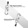 thumbnail image 2 of 1PC Fly Fishing Tying Tackle Tool Retractor Reel Gear Assortment Pack Holder Clip Retractable Cord Key Chain ,Rigid Aluminum Skeletal Frame, 2 of 6