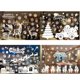 thumbnail image 3 of Alta calidad se aferra ventana pegatinas de pared calcomanía copos de nieve blancos adornos campanas Navidad, 3 of 6