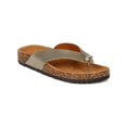 thumbnail image 1 of Nature Breeze BB35 Women Metallic Leatherette Thong Flat Sandal, 1 of 6