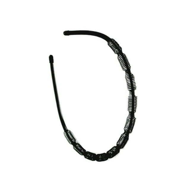 Diadema de cabello Minnieouse Metal Ondulado Grosor Negro Unisex Estilo simple Flexible