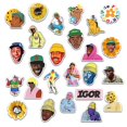 thumbnail image 4 of 50pcs Rapper Singer Tyler The Creator Stickers Diy Skateboard Graffiti Sticker, 4 of 4