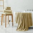 thumbnail image 5 of 12 Piece Family Towels Set for Bathroom, Quick Drying, High Absorbent Ultra Soft Towel Sheet, Includes 4 Bath Towels, 4 Hand Towels, & 4 Washcloths (Dark Camel), 5 of 7