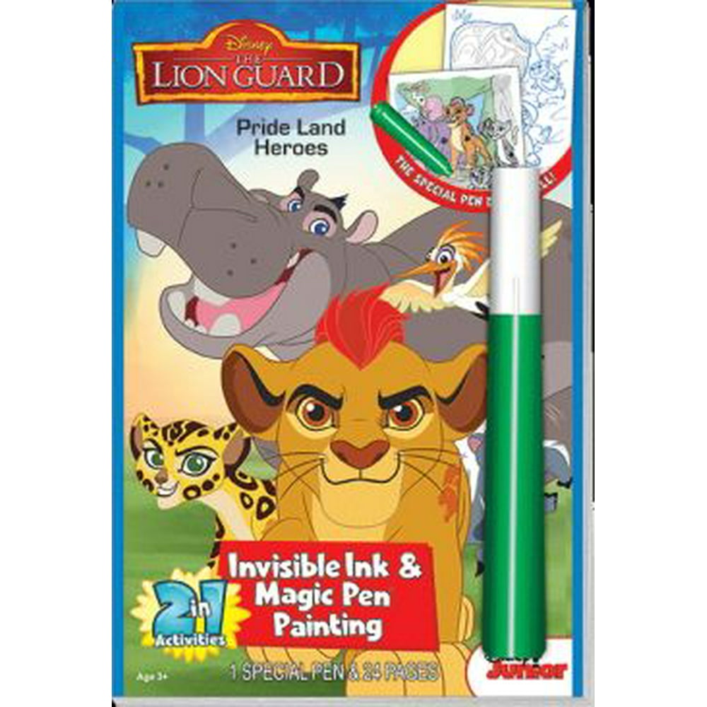 The Lion Guard Disney Lion King Invisible Ink Book
