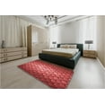 thumbnail image 5 of Ahgly Company Machine Washable Indoor Square Transitional Red Area Rugs, 8' Square, 5 of 7