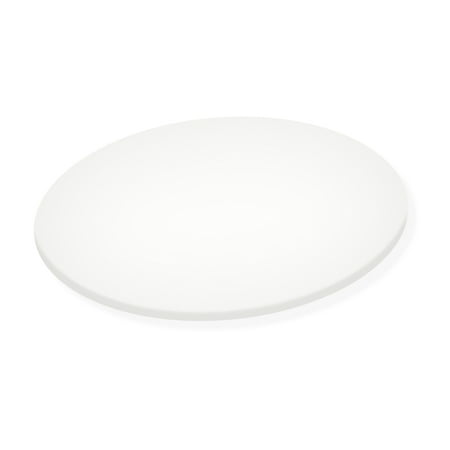 

Lazy Susan 26 Round Custom Turntable Caddy for RV Indoor/Outdoor Patio Kitchen Picnic BBQ and Food Service Covered in Your Choice of a Colored Vinyl (White Vinyl)