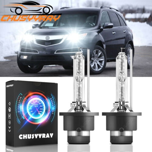 with Factory HID Replacement HID Light Bulb6000K D2C / D2S / D2R XtremeVision HID for 2008-2013 Acura MDX 