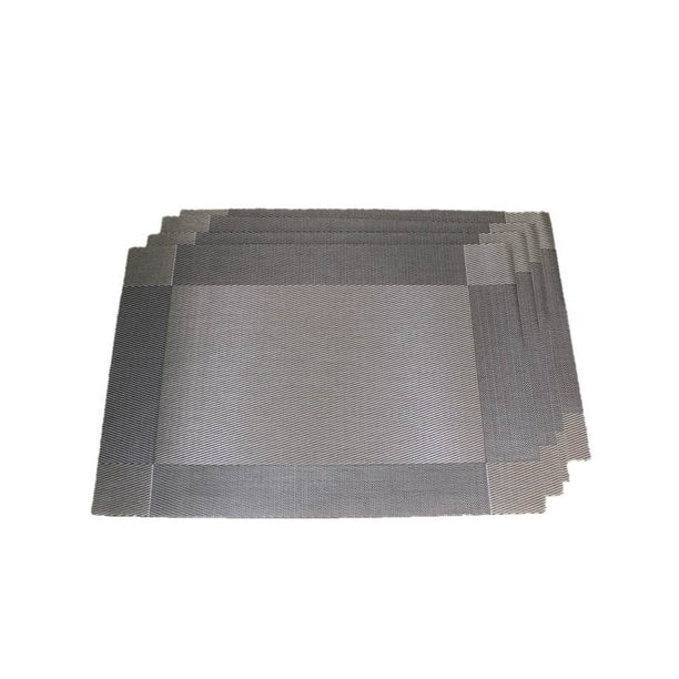 TEMO Placemats with Table Runners, Pvc Heat Resistant Table Mats for