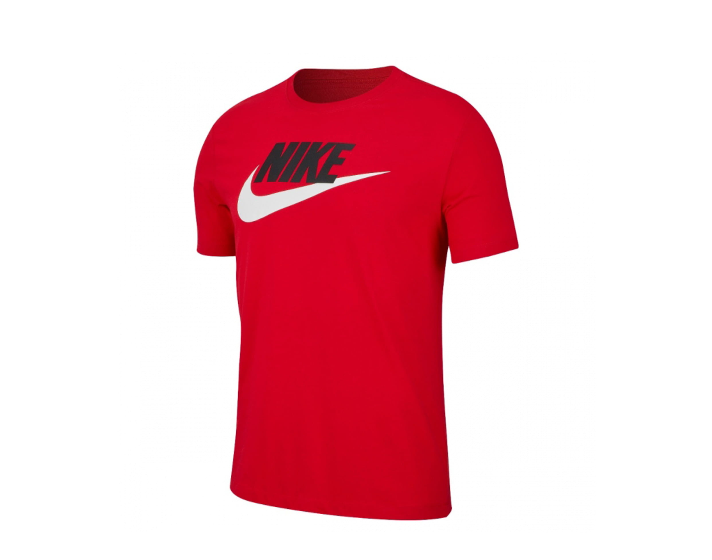 all red nike shirt