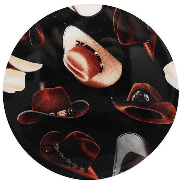 Andreas TRT-76 10 in. Hats Round Trivet, Pack of 3