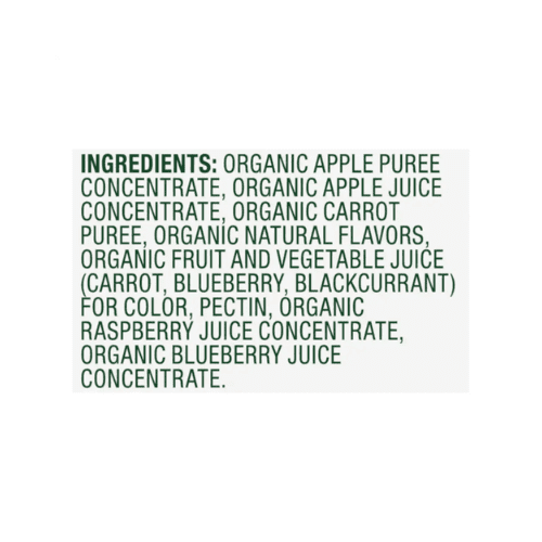 2 PK Simple Truth Organic Raspberry & Blueberry Fruit & Veggie Strips