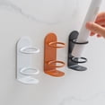 thumbnail image 1 of pstuiky Wall Mounted Toothbrush Holder with Shaver Storage Rustproof Iron Construction In Multiple Colors No-Drill Adhesive Installation for Bathrooms, 1 of 7