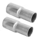 thumbnail image 1 of Adaptador reductor de tubo de escape a tubo, adaptador de tubo reductor de escape de acero inoxidable de 1,25 a 1,5 pulgadas, 1 par, 1 of 12
