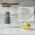 thumbnail image 6 of Bigleap Ice Shaver Machine Portable Blender 2 In 1, Shaved Ice Machine for Home, Snow Cone Machine Ice Shaver Machine, Portable Blender for Shakes and Smoothies, Black, 6 of 6