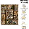 thumbnail image 3 of Cheetah Blanket,Just Girl Who Loves Cheetah Throw Blankets,Leopard Plush Blanket,Jungle Safari Cheetah Blanket,Leopard Print Gifts for Girl Boy Kids Children Cheetah Blanket for Bed Sofa Brown, 3 of 5