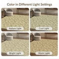 thumbnail image 7 of ODIKA 3'x5' Washable Area Rug Under Vintage Boho Faded Diamonds Border Large Distressed Dining Flowing Dynamic for Hallway, Laundry Room, Non-Slip, Flatweave, Easy Care, 7 of 7
