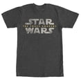 thumbnail image 1 of Men's Star Wars The Force Awakens Metal Logo Graphic Tee Charcoal Heather Small, 1 of 3